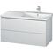 Duravit Waschtischunterbau L-CUBE 1020x481x555mm weiß matt