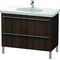 Duravit Waschtischunterbau X-LARGE 1000x470x668mm kastanie dunkel