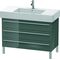 Duravit Waschtischunterbau X-LARGE 1000x470x588mm dolomiti grey hochglanz