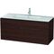 Duravit Waschtischunterbau L-CUBE 1220x481x550mm nussbaum gebürstet