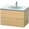 Duravit Waschtischunterbau L-CUBE 534x820x550mm mediterrane eiche