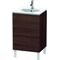 Duravit Waschtischunterbau L-CUBE 419x520x704mm kastanie dunkel
