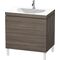 Duravit Möbelwaschtisch DARLING NEW 800x540mm o ÜL 1 Hahnloch pine terra