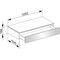 Keuco Sideboard EDITION 400 Fronthöhe 180mm 1050x199x535mm weiß