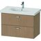 Duravit Waschtischunterbau XBASE 2 Schubk 560x800x458mm europäische eiche