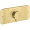 Fertigmontageset AXOR ONE f UP-Thermostat 2 Verbr brushed brass