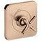 Abstelllventil AXOR CITTERIO E Unterputz 12x12 polished red gold