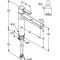 Kludi Spültisch-Einhandmischer ZENTA DN 10, 3,79 l/min chrom