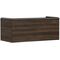 HG Waschtischunterschrank Xelu Q 1180x485x550mm NB dunkel Griff chrom