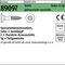 Spanplattenschraube R 89097 SEKO PZ TG 4x45/27-Z Stahl galv.verz. 500St. - VPE: 500