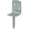 Flechtzaunbeschlag 32x30x38mm blau verz.L-Form VORMANN - VPE: 100