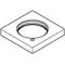 Grohe Rosette ec f WT-Batterien o Zugstange supersteel