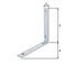 Balkenwinkel L140x140mm B.20mm schmal STA roh galv.verz.d.pass.GAH - VPE: 20