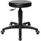 Drehhocker Tec 70 m.Rl.Kunstlederpolster schwarz Sitz-H.390-520mm TOPSTAR