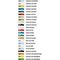 P-touch Schriftbandkassette TCM91 9mmx7,7m laminiert sw auf fl