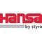 Hansa-Technik Klemmbrett 1200100 DIN A4 Aluminium grauweiß/gelb