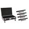 EUROLITE Set 4x LED PIX-12 HCL Leiste + Case mit Rollen