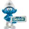 Schlumpf Smurfin Schild