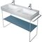 Duravit Glaseinleger DURASQUARE für Metallkonsole 003117/118 stone blue