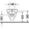 Duravit Wand-WC D-CODE COMPACT tief, 350x480mm weiß