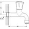 Grohe Auslaufventil COSTA 1/2Zoll Mark blau chr
