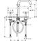 3-L WT-Armatur 170 AXOR CITTERIO E DN 15 m Pl m ZAG 1 1/4Zoll chrom