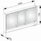 Keuco Spiegelschrank ROYAL LUMOS DALI 1400x735x165mm