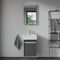 Duravit Waschtischunterbau Ketho 320x400x550mm Ans rechts graphit matt