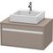 Duravit Waschtischunterbau KETHO 550x800x426mm basalt matt