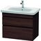 Duravit Waschtischunterbau DURASTYLE 448x730x610mm Kast. dunkel/kastanie dkl
