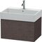 Duravit Waschtischunterbau L-CUBE 394x684x459mm eiche dunkel gebürstet