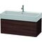 Duravit Waschtischunterbau L-CUBE 394x984x459mm kastanie dunkel