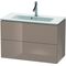 Duravit WT-Unterbau L-CUBE Compact 550x820x391mm cappuccino hochglanz