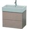 Duravit Waschtischunterbau L-CUBE 544x684x459mm eiche kaschmir