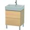 Duravit Waschtischunterbau L-CUBE 582x584x459mm mediterrane eiche
