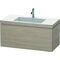 Duravit Waschtischunterbau L-CUBE m WT Vero Air 500x1000x480mm 1 HL pi sil