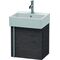 Duravit Waschtischunterbau VERO AIR 428x484x311mm Ans li Ei dunkel gebürstet