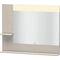 Duravit Spiegel VERO 142x1000x800mm, Beleuchtung taupe