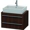 Duravit Konsolenunterschrank X-LARGE 440x700x478mm nussbaum gebürstet