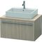 Duravit Konsolenunterschrank X-LARGE 440x800x548mm pine silver