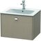Duravit Waschtischunterbau BRIOSO Griff chrom 442x620x479mm leinen