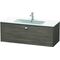 Duravit Waschtischunterbau BRIOSO Griff chrom 442x1220x479mm pine terra
