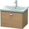 Duravit Waschtischunterbau BRIOSO Gri chr 450x620x479mm europäische eiche