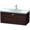 Duravit Waschtischunterbau BRIOSO Gri chrom 450x1020x479mm kastanie dunkel