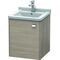 Duravit Waschtischunterbau BRIOSO 563x460x445mm Gri chr Ans li pine silver