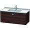 Duravit Waschtischunterbau BRIOSO Gri chrom 452x1020x469mm kastanie dunkel