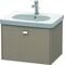 Duravit Waschtischunterbau BRIOSO Griff chrom 452x620x469mm leinen