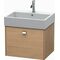 Duravit Waschtischunterbau BRIOSO Gri chr 442x584x459mm europäische eiche