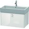 Duravit Waschtischunterbau BRIOSO Griff chrom 442x784x459mm weiß hochglanz