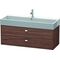 Duravit Waschtischunterbau BRIOSO Griffe chr 442x1184x459mm NB dunkel